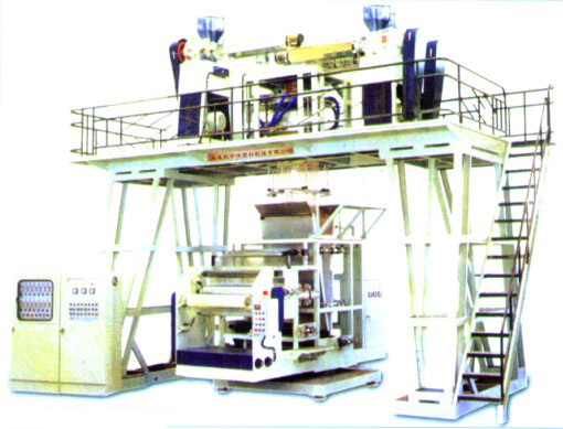 Three Layer Plastics Coextrusion down Blowing Lamination Film Line