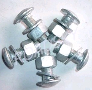 Galvanized Guardrail Bolts Nuts Washers