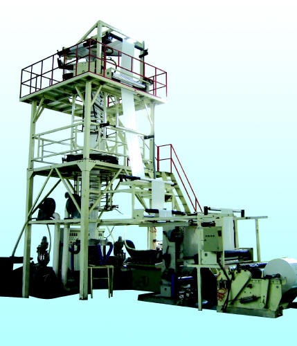 This three layer plastics coextrusion lamination heavy FFS duty bags blowing film line