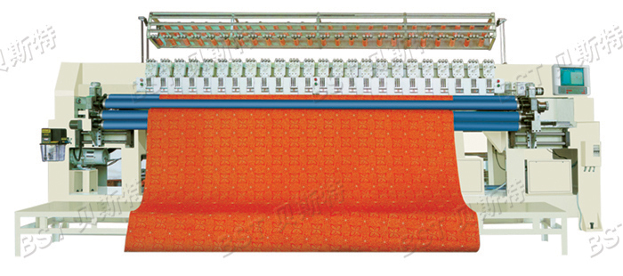 Multi Color Multi Head Quilting Embroidery Machine