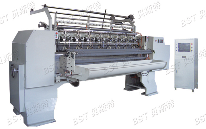 Multi needle chainstitch computerized quilting machine