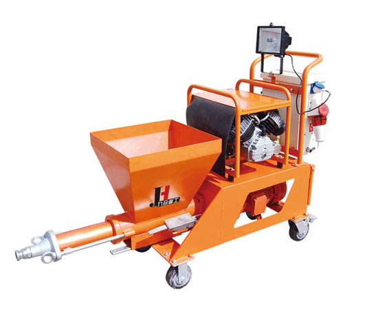Putty mortar spraying machine