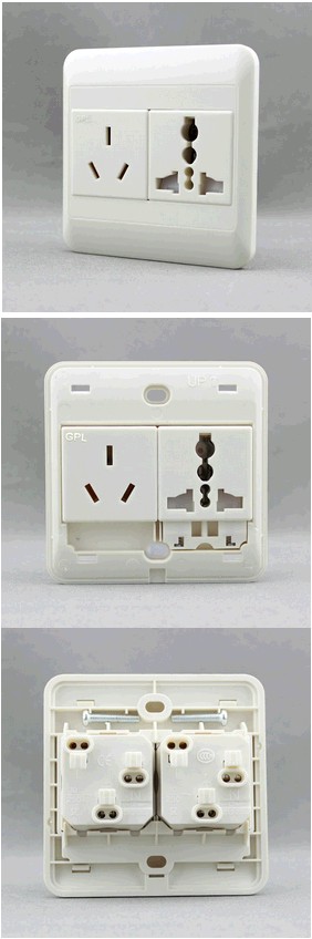 10A Socket Outlet & One Gang Universal Socket Outlet With Safety Shutter