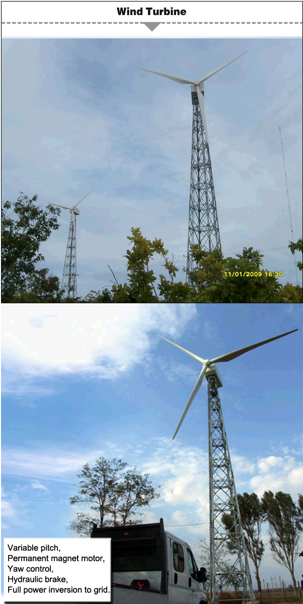 100KW Wind Turbine Generator