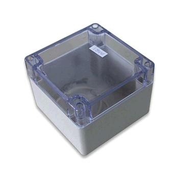Clear Lid Plastic Waterproof Dustproof Electronic Enclosure