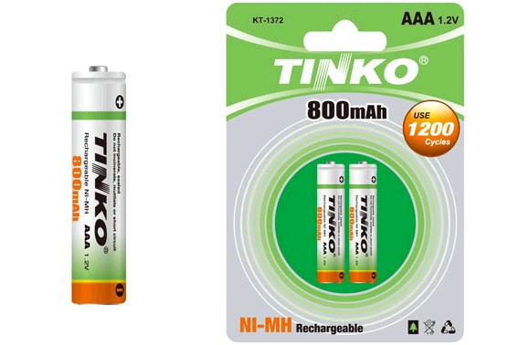 NI-MH Rechargeable Battery Size AAA 800MAH